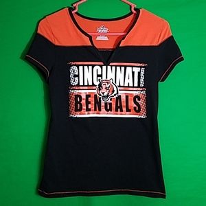 Women's Majestic Cincinnati Bengals Top